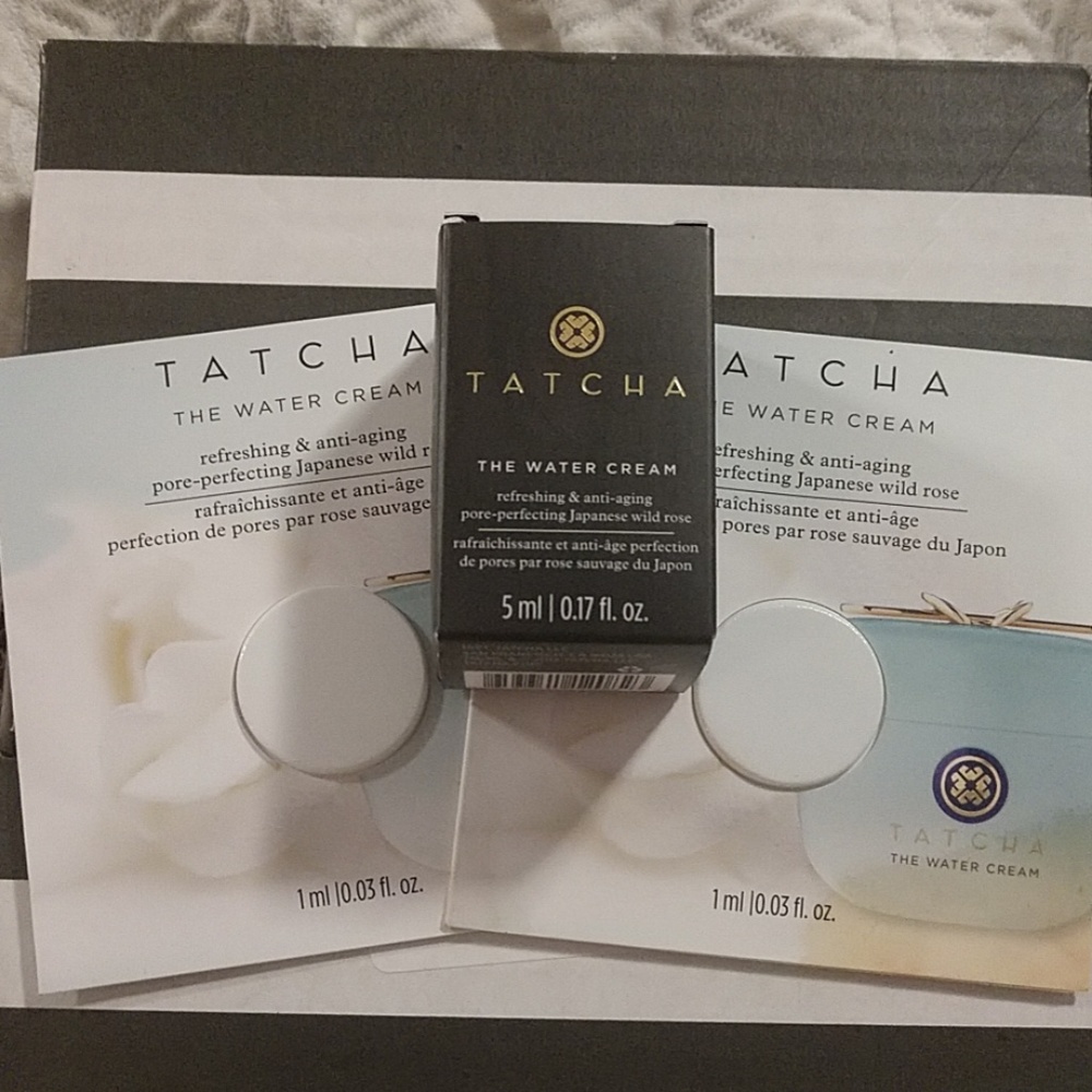 Tatcha Water Cream sampler